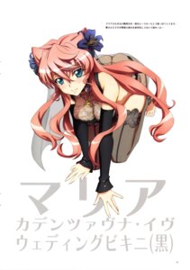 Rating: Questionable Score: 16 Tags: bikini fujikawa_daichi maria_cadenzavuna_eve no_bra see_through senki_zesshou_symphogear swimsuits thighhighs User: drop
