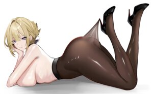 evelyn_chevalier heels nopan pantyhose primo_918 see_through topless zenless_zone_zero