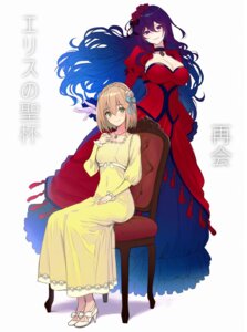 constance_grail dress eris_no_seihai heels no_bra scarlett_castiel yuunagi