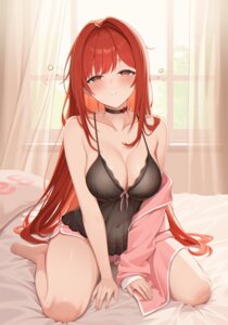 Rating: Questionable Score: 63 Tags: goddess_of_victory:_nikke lingerie pajama rapi_(nikke) see_through yusuna User: Spidey