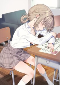 bra itohana open_shirt seifuku