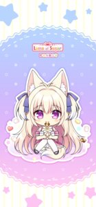 Rating: Questionable Score: 7 Tags: animal_ears arcana_alchemia chibi dress fine_(arcana_alchemia) kitsune lump_of_sugar moekibara_fumitake pantsu skirt_lift tail thighhighs User: k25c2yf