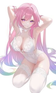 707arisu cyrene honkai:_star_rail lingerie pointy_ears thighhighs
