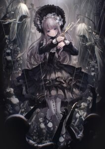 dress gothic_lolita lolita_fashion missile228 pantyhose