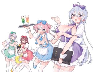 Rating: Questionable Score: 22 Tags: abikura_akemi bikini_top fukuchi_kamio heels hiwamura_hiyori kuguri_kaya loli mukubayashi_mizuki swimsuits thighhighs waitress yowayowa_sensei yukishita_yuuki User: himeno_nanako