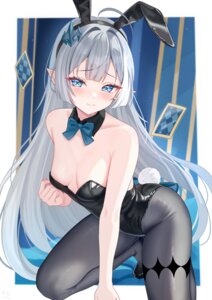 Rating: Questionable Score: 44 Tags: animal_ears areola bibixart bunny_ears bunny_girl garter loli no_bra pantyhose pointy_ears stella_sora tail tyrant_(female) User: Anonymous