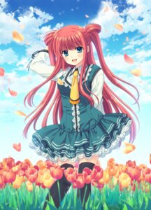 Rating: Safe Score: 11 Tags: navel nishimata_aoi seifuku sekai_seifuku_kanojo thighhighs yamino_yumeko User: moonian
