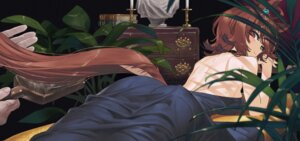 agnes_tachyon_(umamusume) animal_ears ass dress no_bra sarcophage tail uma_musume_pretty_derby