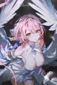 Rating: Questionable Score: 12 Tags: no_bra pointy_ears remielle_dan wings yutttang zenless_zone_zero User: VigorousMMM