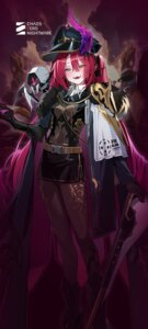 chaos_zero_nightmare heterochromia pantyhose pointy_ears tagme uniform weapon