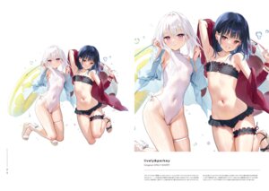 Rating: Questionable Score: 28 Tags: bikini dress_shirt garter ichigo_(mignon) mignon open_shirt see_through shiro_(mignon) swimsuits wet User: himeno_nanako