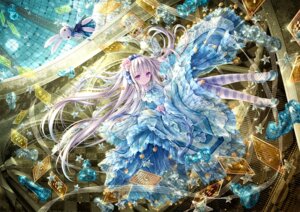 dress gothic_lolita heels lolita_fashion see_through skirt_lift tinkle