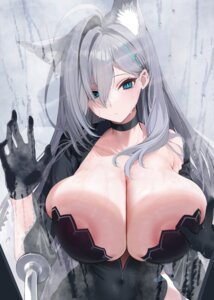 Rating: Questionable Score: 6 Tags: animal_ears blue_archive dress nekomimi nipple_slip no_bra see_through sunaookami_shiroko sunaookami_shiroko_terror wet xiujia_yihuizi User: lacepanties