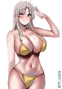 bikini kantai_collection kinugasa_(kancolle) sketch swimsuits tf_cafe