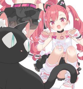 Rating: Questionable Score: 10 Tags: animal_ears bandaid hazuki_watora kani_biimu loli neko nekomimi pantsu see_through skirt_lift User: himeno_nanako