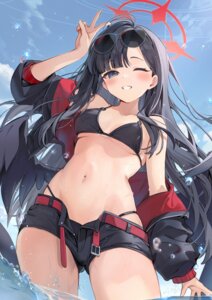 Rating: Questionable Score: 52 Tags: angel bikini blue_archive kita_(kitairoha) megane nakamasa_ichika open_shirt swimsuits wet wings User: BattlequeenYume