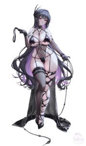 Rating: Questionable Score: 68 Tags: bikini_armor garter goddess_of_victory:_nikke mihara_(nikke) see_through stockings subong thighhighs torn_clothes weapon User: Genex