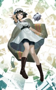 Rating: Safe Score: 7 Tags: dress shiina_mayuri shirabi skirt_lift steins;gate User: himeno_nanako