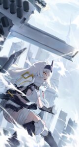 Rating: Questionable Score: 23 Tags: 2gong_(9ujin_) armor bandages goddess_of_victory:_nikke mecha_musume snow_white_(nikke) torn_clothes User: VigorousMMM
