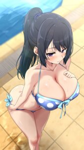 Rating: Questionable Score: 48 Tags: 163_(shiromeshi) bikini cameltoe hibike!_euphonium kousaka_reina swimsuits wet User: saemonnokami