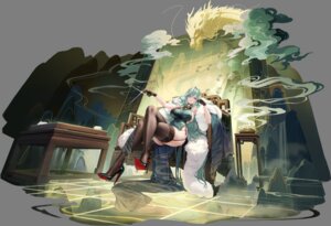 Rating: Questionable Score: 44 Tags: azur_lane chinadress heels moskva_(azur_lane) no_bra nopan stockings tagme thighhighs transparent_png User: Arsy