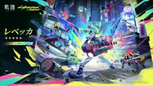 Rating: Questionable Score: 14 Tags: bra cyberpunk:_edgerunners cyberpunk_2077 gun mecha_musume open_shirt rebecca_(cyberpunk) tagme tattoo wallpaper wuthering_waves User: moonian