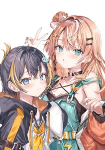 Rating: Safe Score: 26 Tags: igarashi_rika momoko_(momopoco) nijisanji nijisanji_en overalls petra_gurin seifuku User: kotorilau