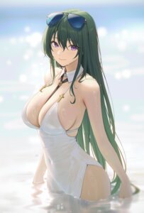 Rating: Questionable Score: 11 Tags: 95--- cross_core dress megane no_bra sandfly see_through wet wet_clothes User: VigorousMMM