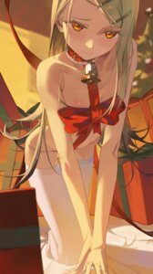Rating: Questionable Score: 40 Tags: christmas gakuen_idolm@ster limi26 loli naked_ribbon shinosawa_hiro the_idolm@ster thighhighs User: KenB