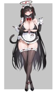 Rating: Questionable Score: 36 Tags: animal_ears bikini blue_archive ddog garter halo maid nekomimi swimsuits tail thighhighs thong tsukatsuki_rio waitress User: KenB