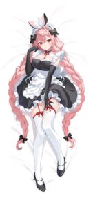 Rating: Questionable Score: 46 Tags: animal_ears atelier_live bunny_ears dakimakura maid no_bra rosuuri rosuuri_(vtuber) skirt_lift stockings thighhighs User: Anonymous