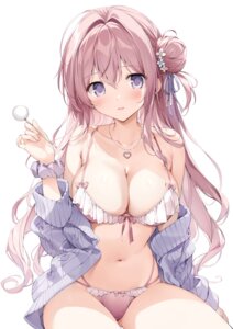 bikini karory open_shirt sweater swimsuits