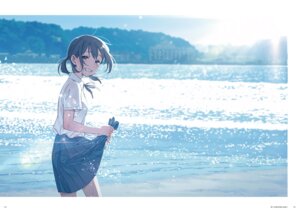 Rating: Safe Score: 22 Tags: hechima see_through seifuku skirt_lift wet wet_clothes User: himeno_nanako