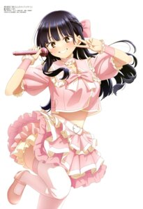 Rating: Safe Score: 33 Tags: boku_no_kokoro_no_yabai_yatsu katsumata_masato skirt_lift thighhighs uniform yamada_anna User: drop