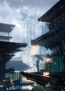 Rating: Safe Score: 23 Tags: arknights arknights:_endfield dress landscape pantyhose perlica_(arknights) umbrella ya_yan User: Genex