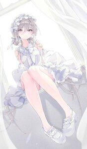 dress inubouzaki_(i_nu1515) lolita_fashion pantsu skirt_lift