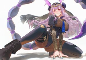 Rating: Questionable Score: 33 Tags: arknights bodysuit c113oreo cameltoe garter heels leotard manticore_(arknights) pointy_ears tail thighhighs wings User: VigorousMMM