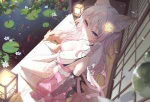 Rating: Questionable Score: 56 Tags: animal_ears annytf beyumi bikini indie_virtual_youtuber kitsune see_through swimsuits tail thighhighs User: Anonymous