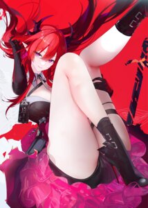 Rating: Questionable Score: 46 Tags: arknights arknights:_endfield garter heels horns laevatein_(arknights) omone_hokoma_agm pointy_ears skirt_lift User: lacepanties
