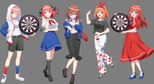 5-toubun_no_hanayome nakano_ichika nakano_itsuki nakano_miku nakano_nino nakano_yotsuba tagme