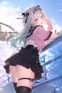Rating: Questionable Score: 71 Tags: ass firefly garter honkai:_star_rail kuroida nopan skirt_lift thighhighs User: VigorousMMM