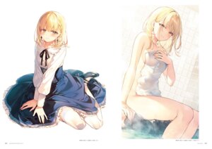 Rating: Questionable Score: 16 Tags: breast_hold buta_no_liver_wa_kanetsu_shiro dress heels jess_(buta_no_liver_wa_kanetsu_shiro) naked onsen see_through skirt_lift thighhighs toosaka_asagi towel wet User: Anonymous