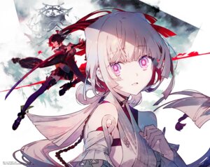 atelier atelier_resleriana doumen_kaburaya hateruma_chitose heels japanese_clothes koei_tecmo noco sword thighhighs