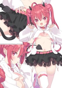 Rating: Questionable Score: 69 Tags: areola devil garter hazuki_watora horns kani_biimu loli no_bra pantsu panty_pull pointy_ears see_through string_panties tail thighhighs wings User: himeno_nanako