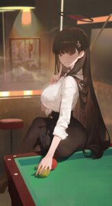 Rating: Safe Score: 26 Tags: blue_archive cleavage dress_shirt halo modare open_shirt pantyhose skirt_lift tsukatsuki_rio User: Arsy