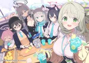 Rating: Safe Score: 2 Tags: animal_ears blue_archive halo izayoi_nonomi kuromi_serika megane nekomimi okusora_ayane pointy_ears seifuku sunaookami_shiroko sunaookami_shiroko_terror sweater takanashi_hoshino tam-u User: Spidey