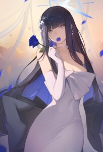 Rating: Questionable Score: 28 Tags: blue_archive dress halo jiang_zhuti_jiojio joumae_saori no_bra User: VigorousMMM