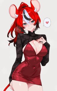 Rating: Questionable Score: 2 Tags: animal_ears bluefield dress hakos_baelz hololive hololive_english no_bra see_through tail User: VigorousMMM