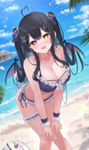 Rating: Questionable Score: 54 Tags: bikini garter heterochromia indie_virtual_youtuber jpeg_artifacts mashiusachan swimsuits wings User: 弱受猫