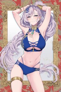 bikini cameltoe garter hololive hololive_indonesia pavolia_reine pochi_(pochi-goya) swimsuits